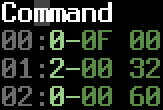 Command table